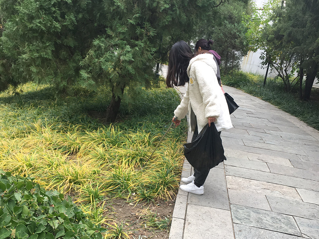 參與北京柳蔭公園保護(hù)活動(dòng)