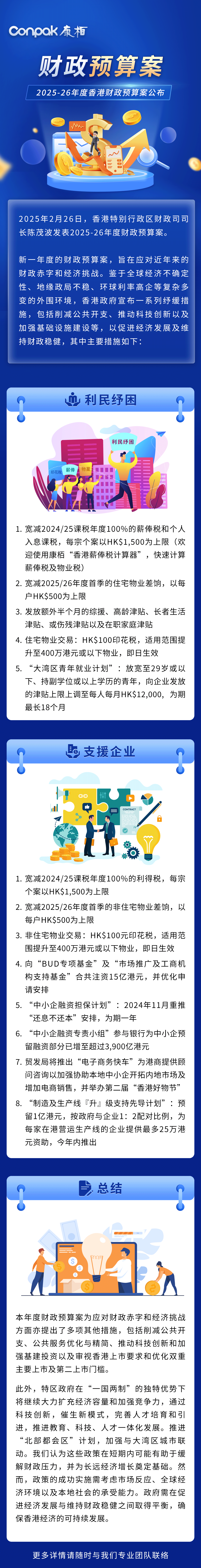 2025-26年度香港財政預算案公布